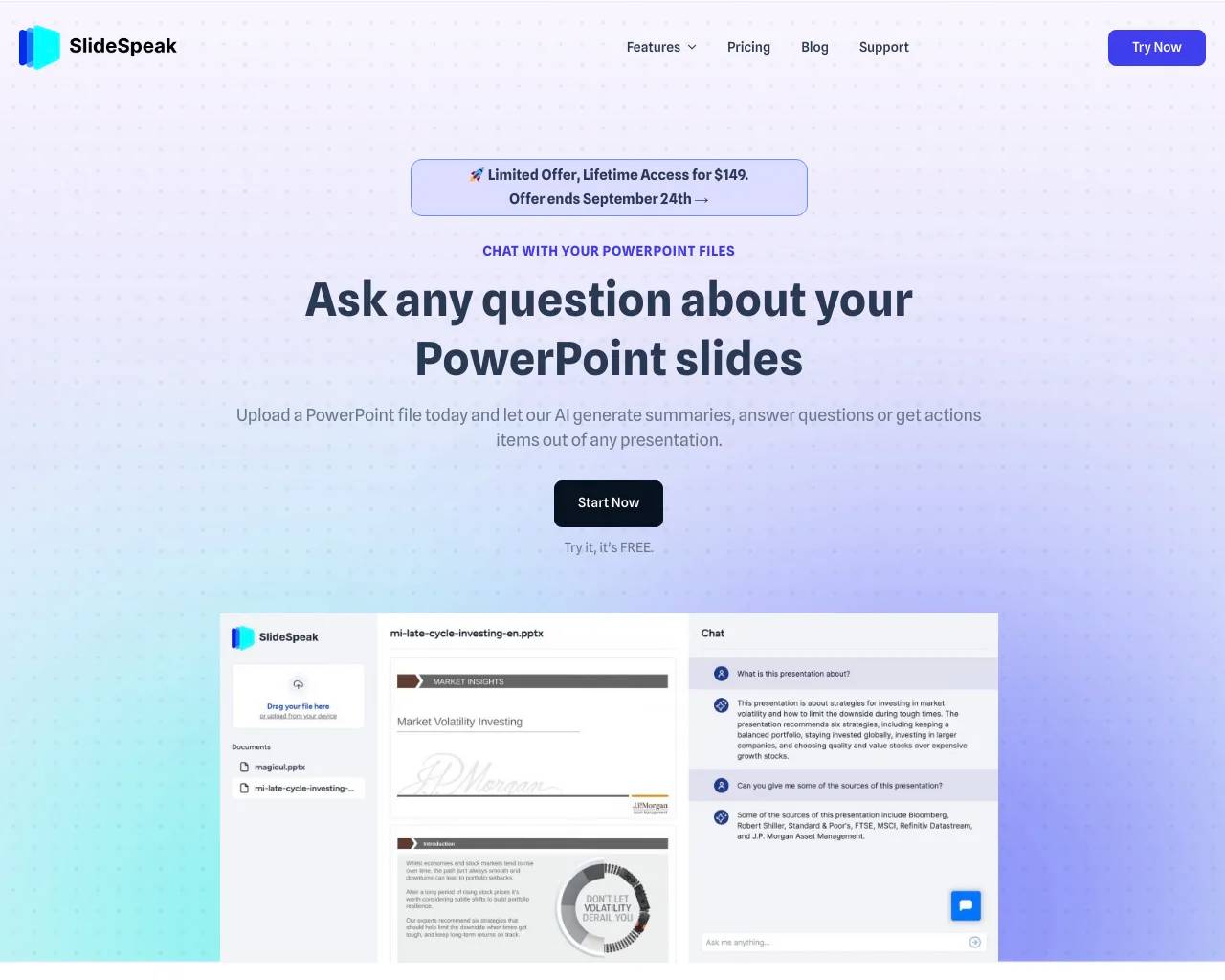 SlideSpeak screenshot