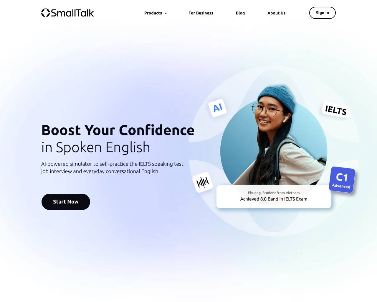 SmallTalk2 me - Помощник преподавателя на базе искусственного интеллекта  для тестирования и улучшения навыков разговорной речи на английском языке -  Информация, информация о ценах и альтернативах