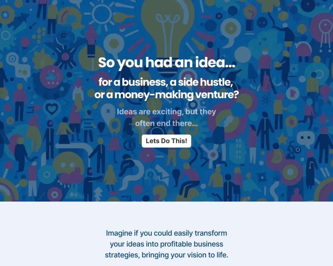 So You Had An Idea screenshot