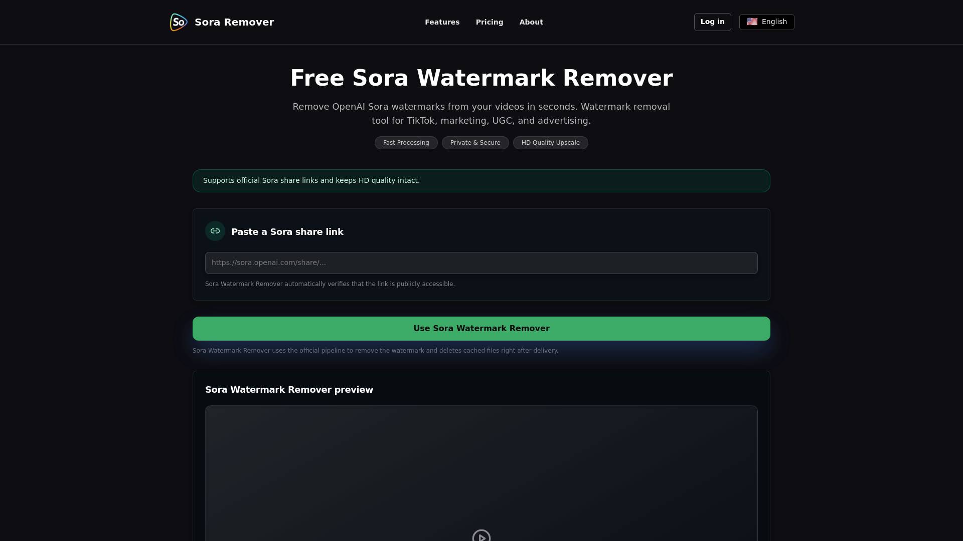 Sora Watermark Remover