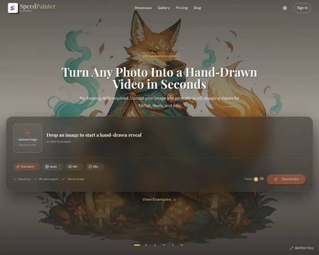 SpeedPainter AI screenshot