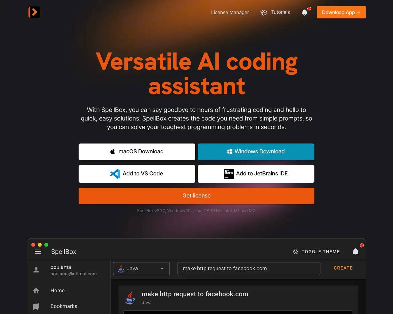 Spellbox screenshot