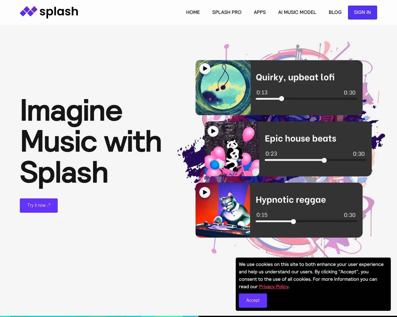 Splash screenshot