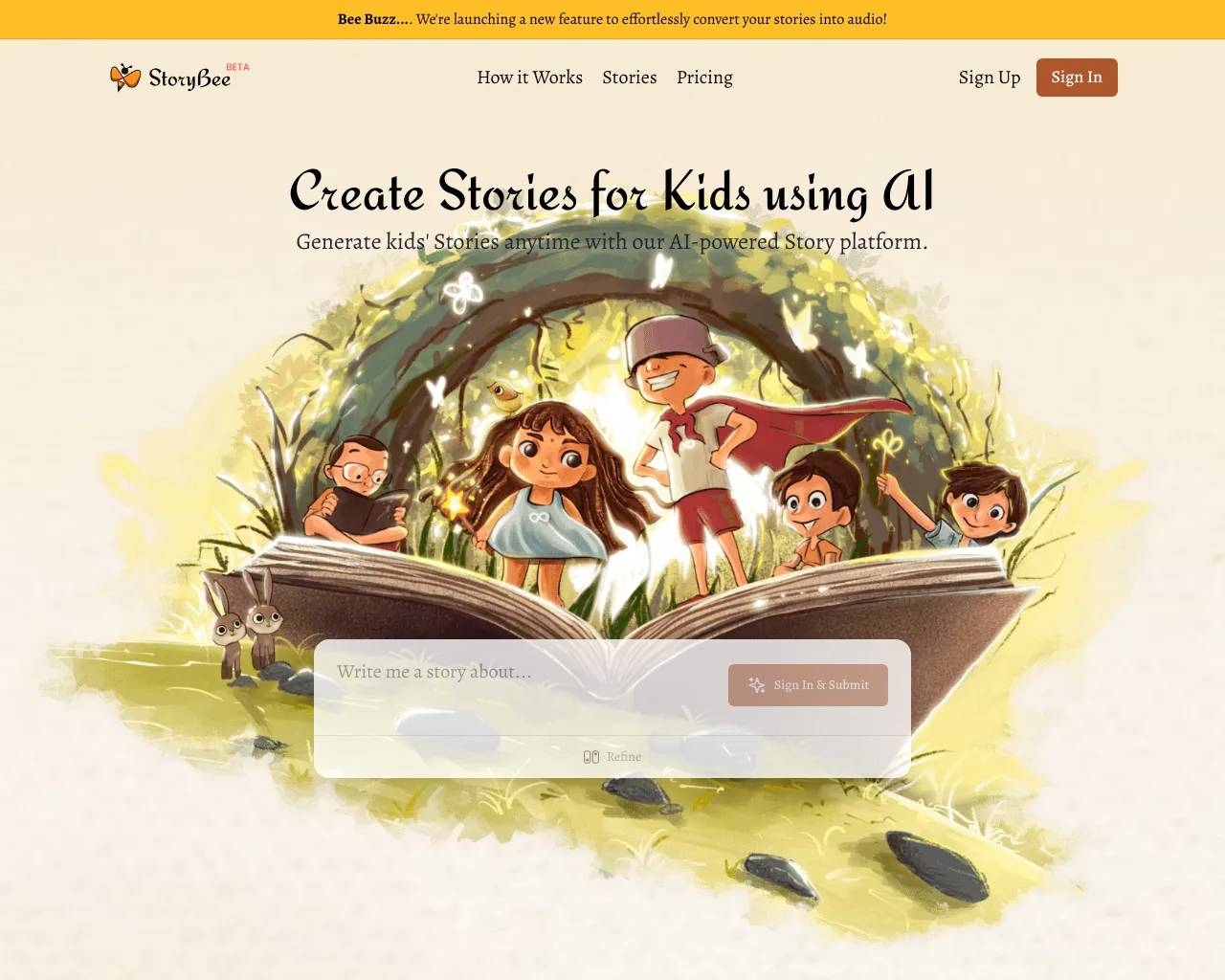 StoryBee screenshot