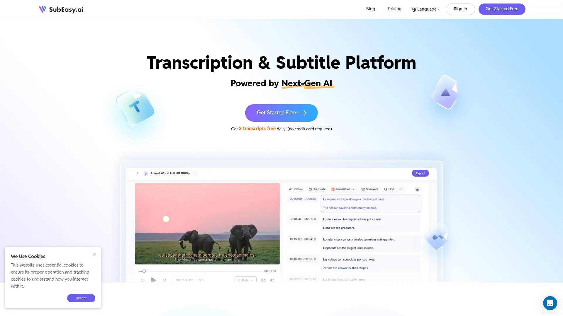 SubEasy screenshot