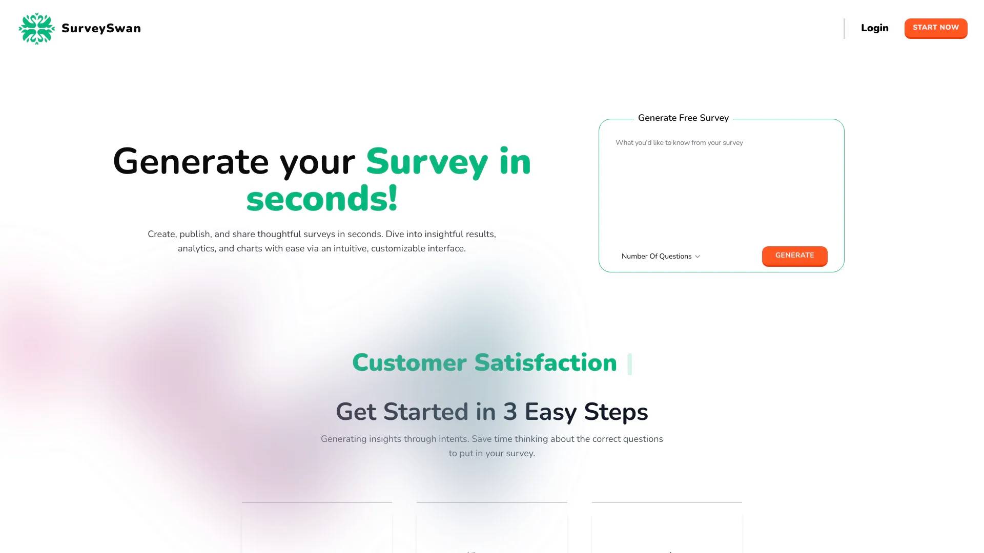 SurveySwan screenshot