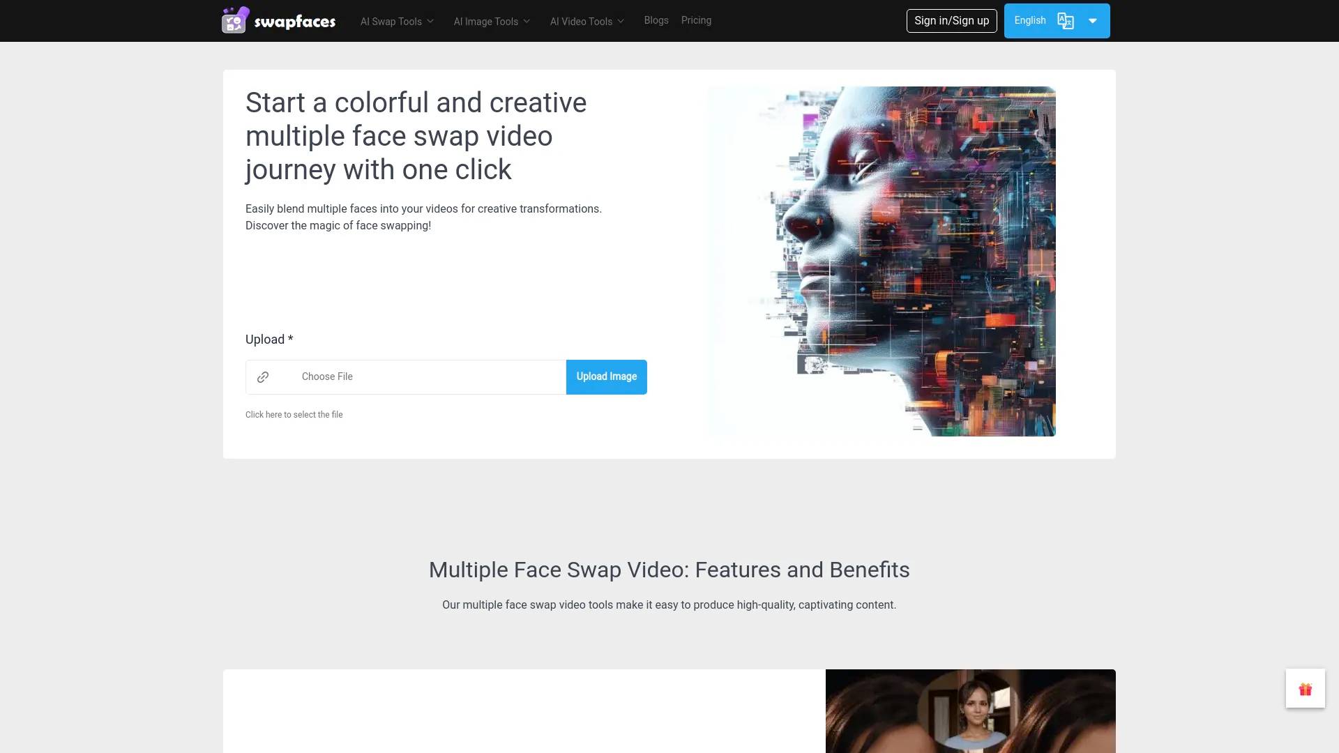 Swapfaces AI screenshot