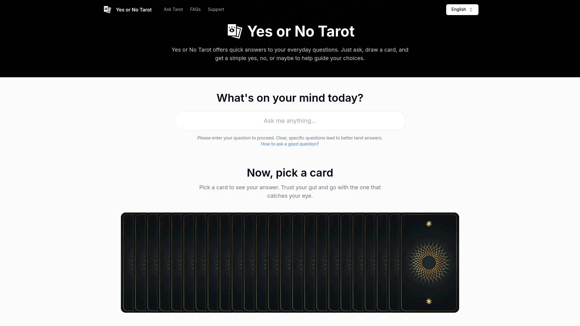 Tarot Yes or No