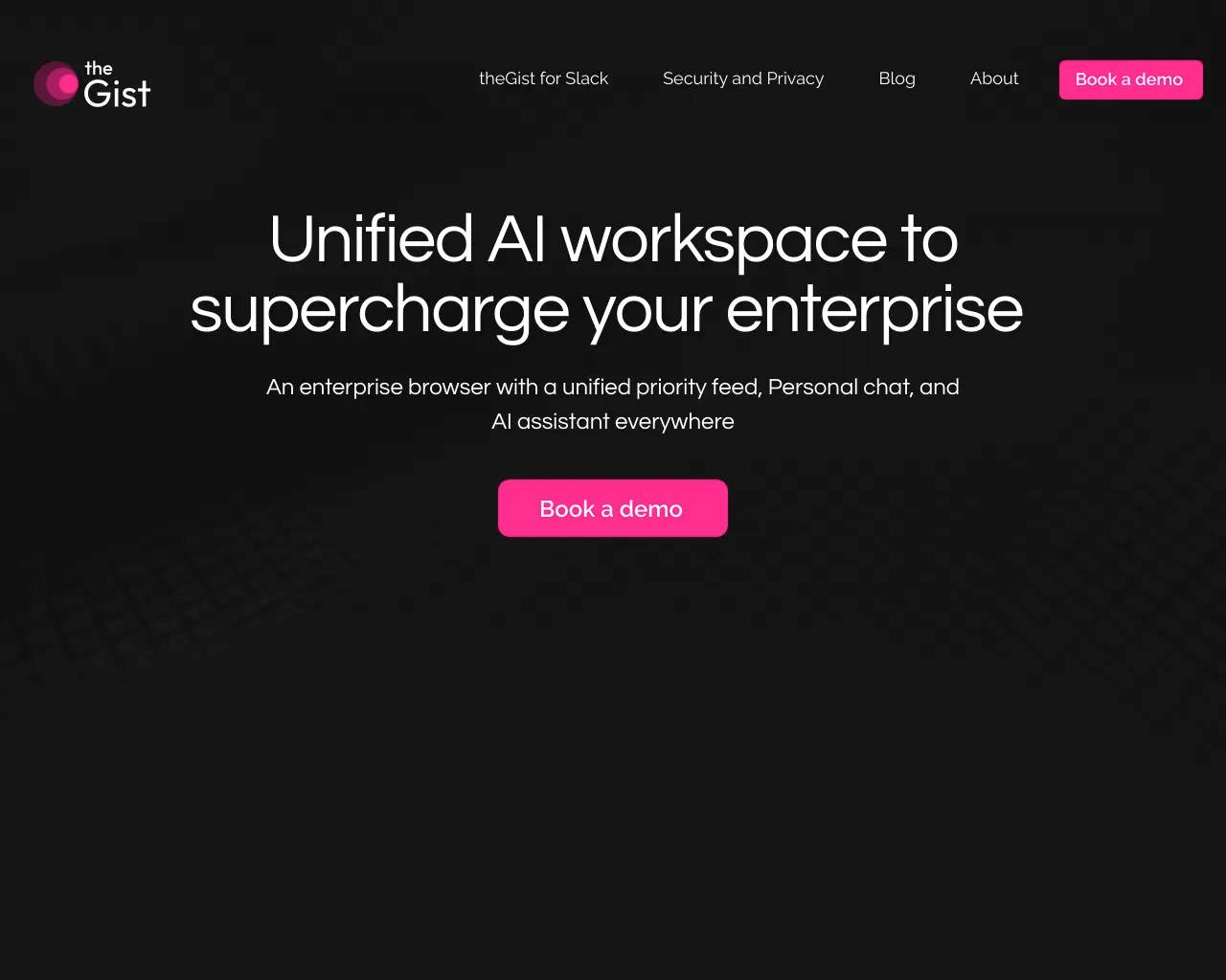 Thegist screenshot