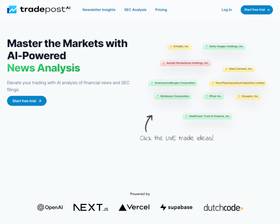 Tradepost AI screenshot