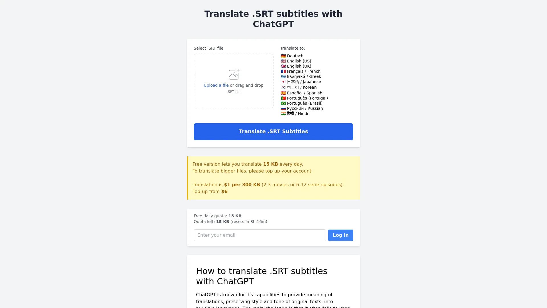 TranslateSRT.online