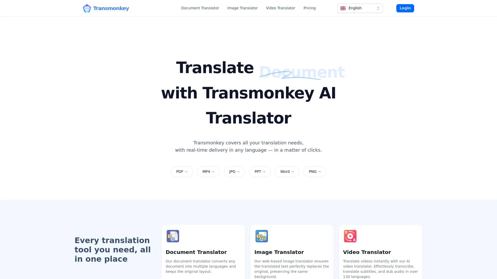 Transmonkey screenshot