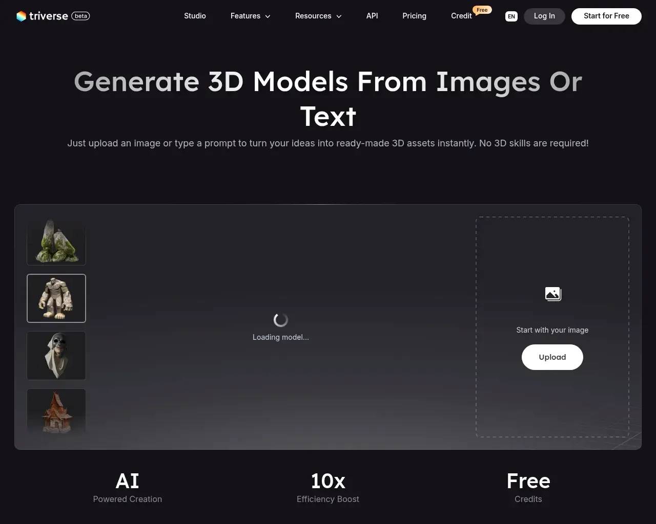 Triverse AI screenshot