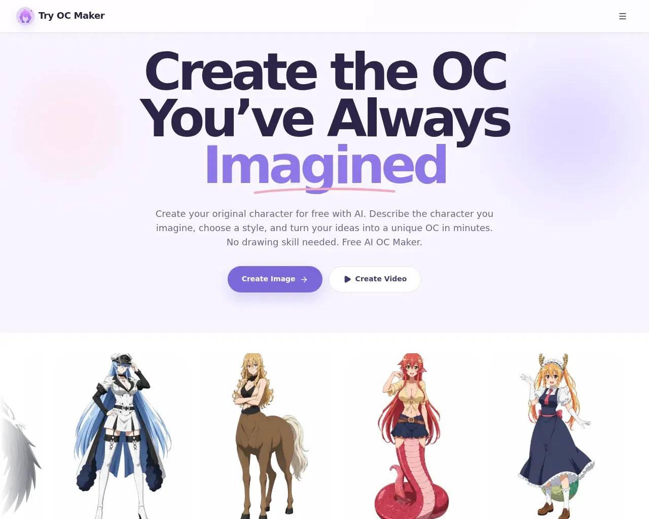 Try OC Maker screenshot