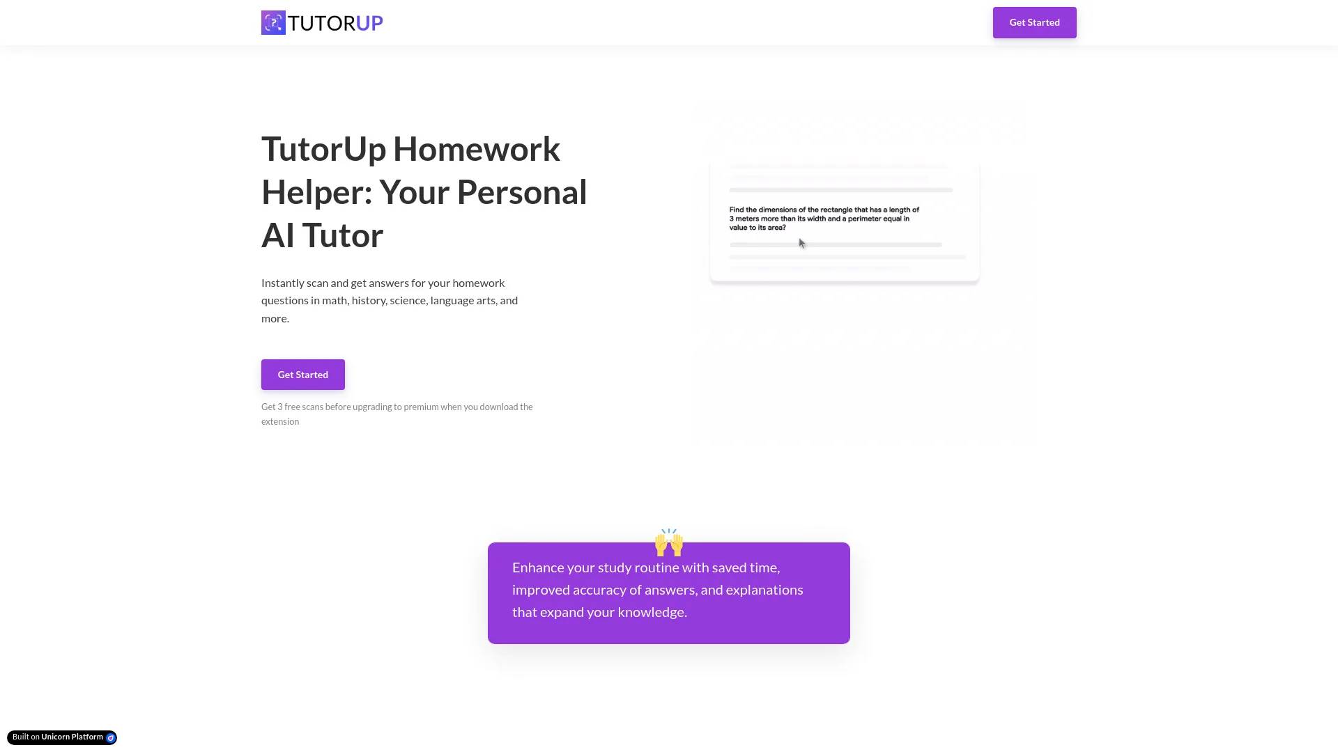 TutorUp - AI Homework & Exam Helper