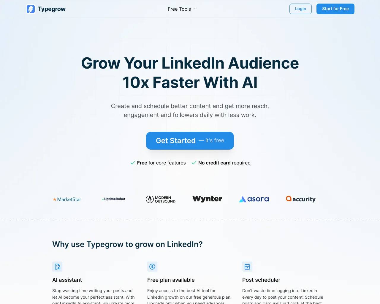 Typegrow screenshot