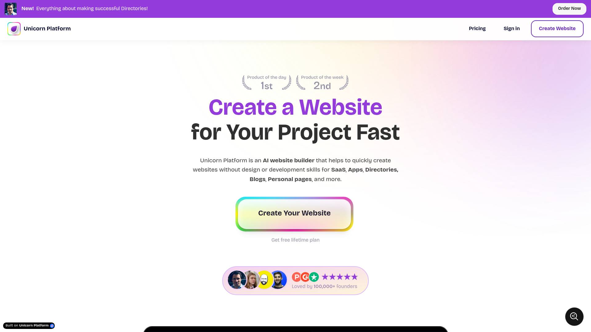 Unicorn Platform