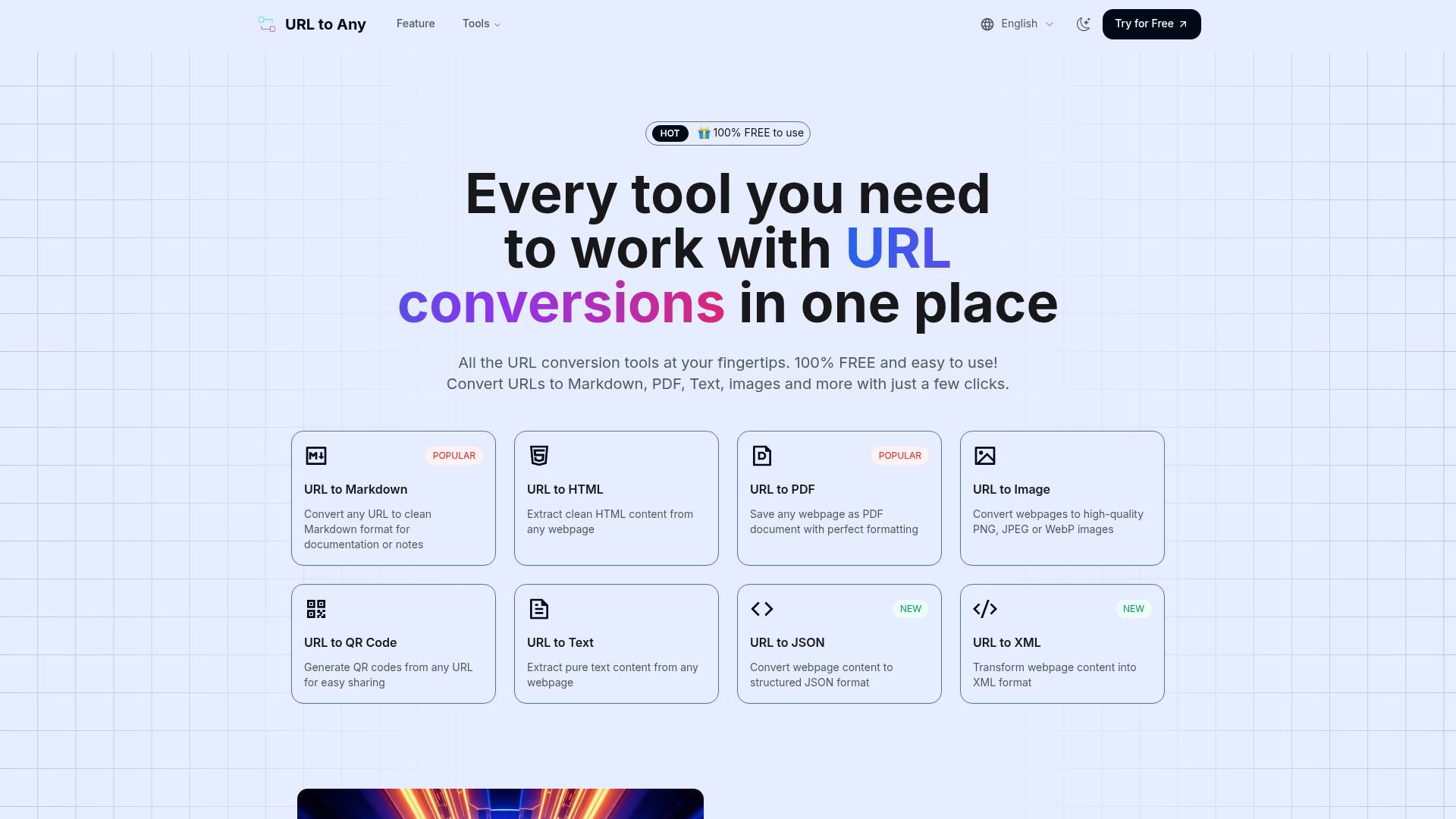 URL to Any screenshot