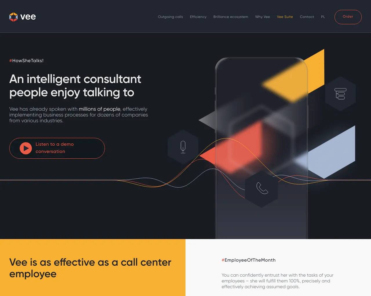 Vee screenshot