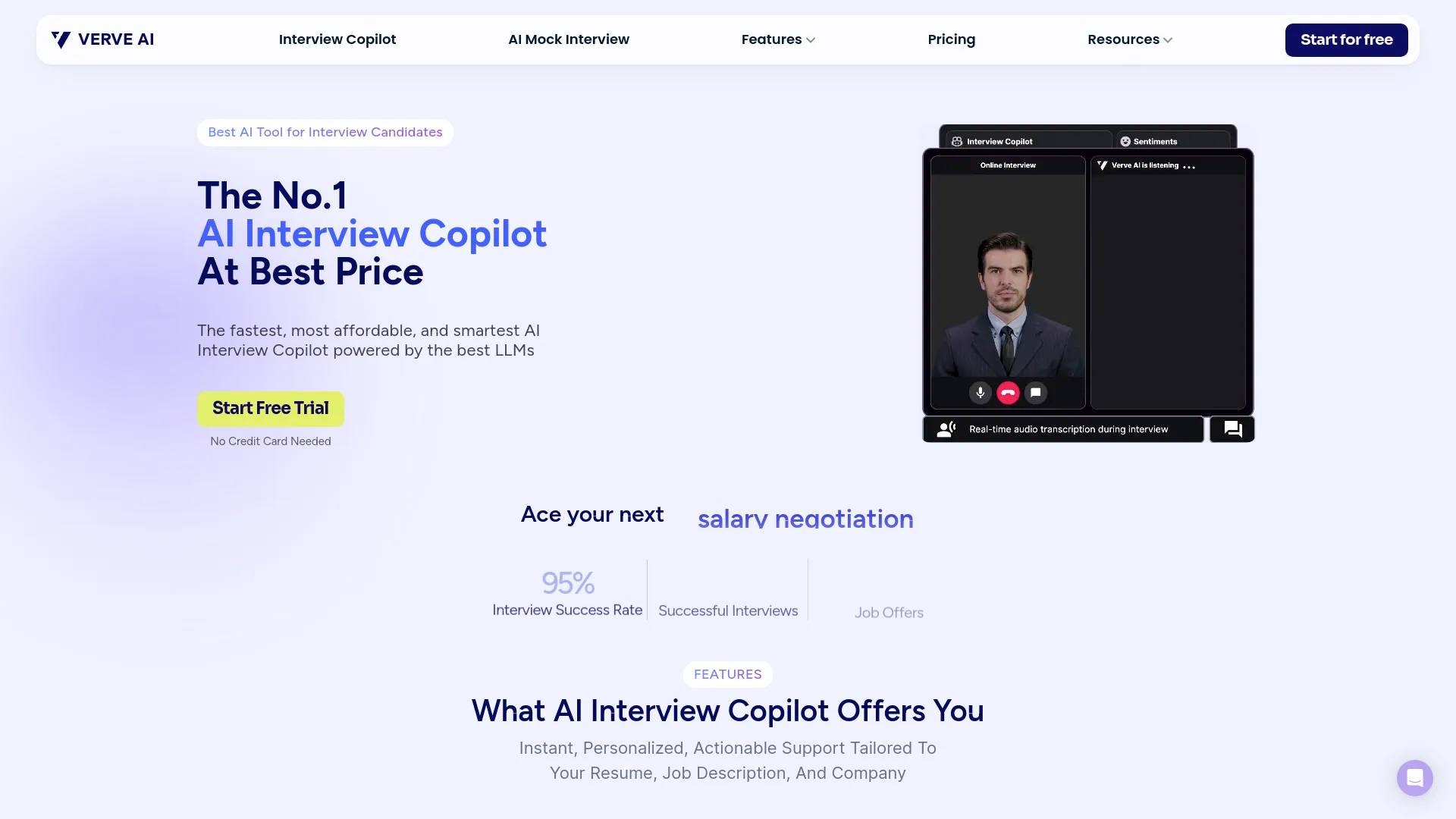 Verve AI Interview Copilot screenshot
