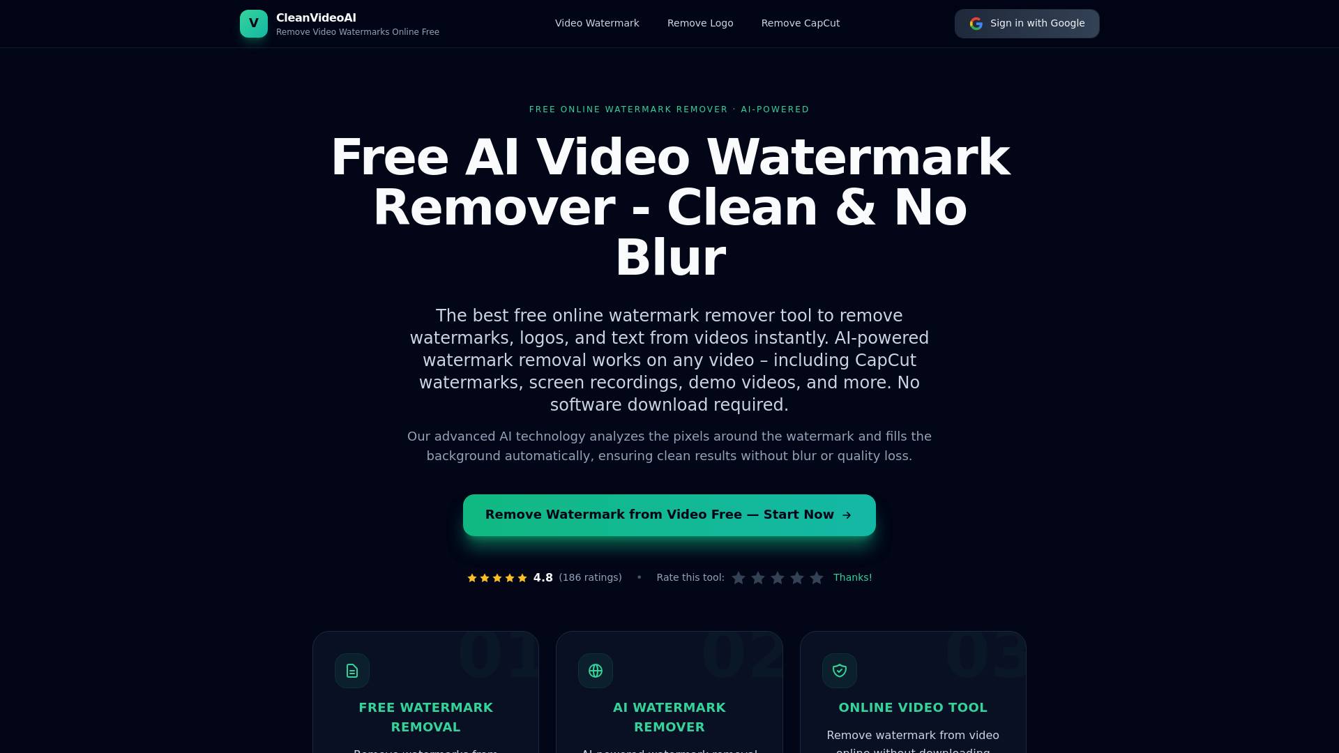 Video Watermark Remove AI screenshot