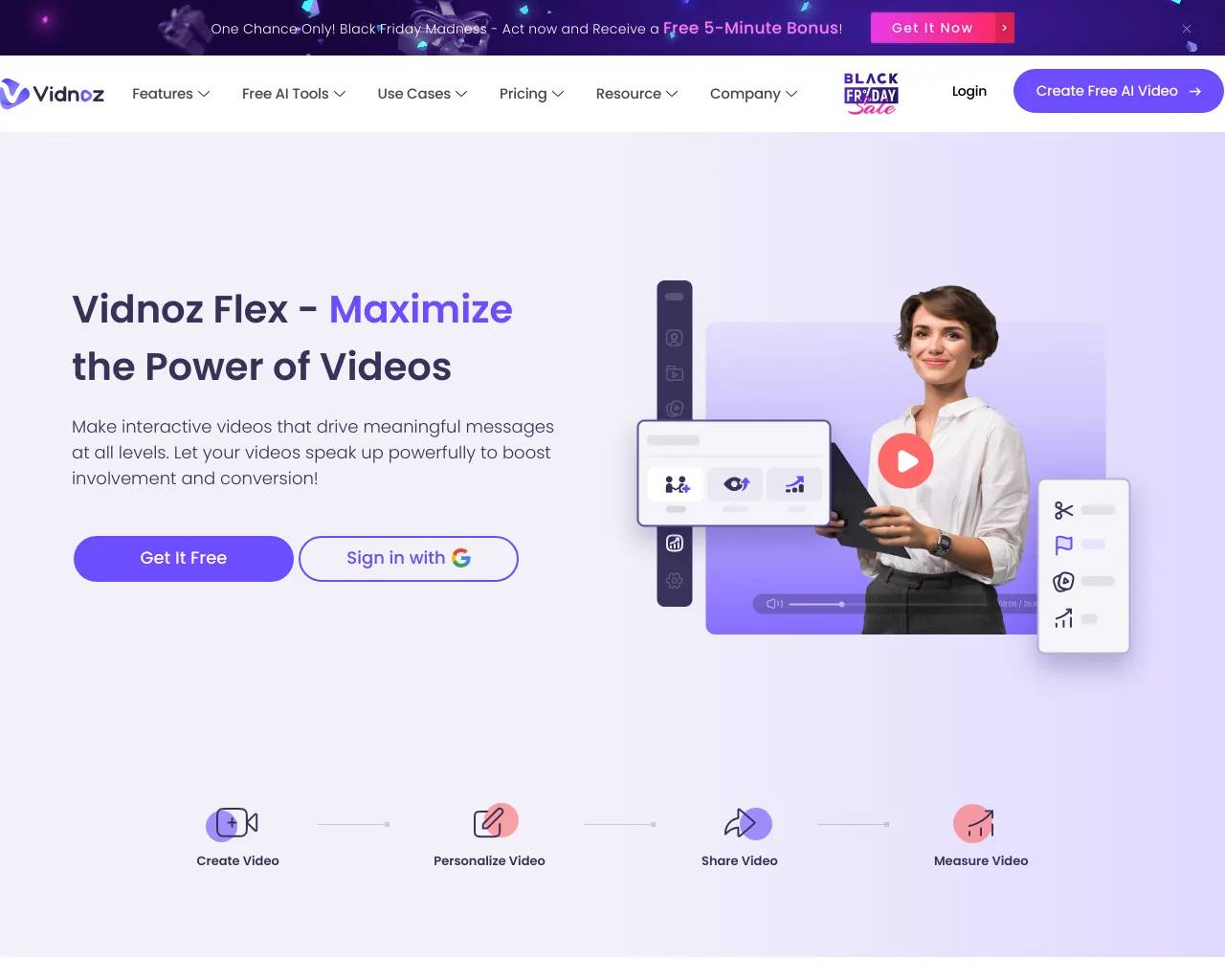 Vidnoz Flex screenshot