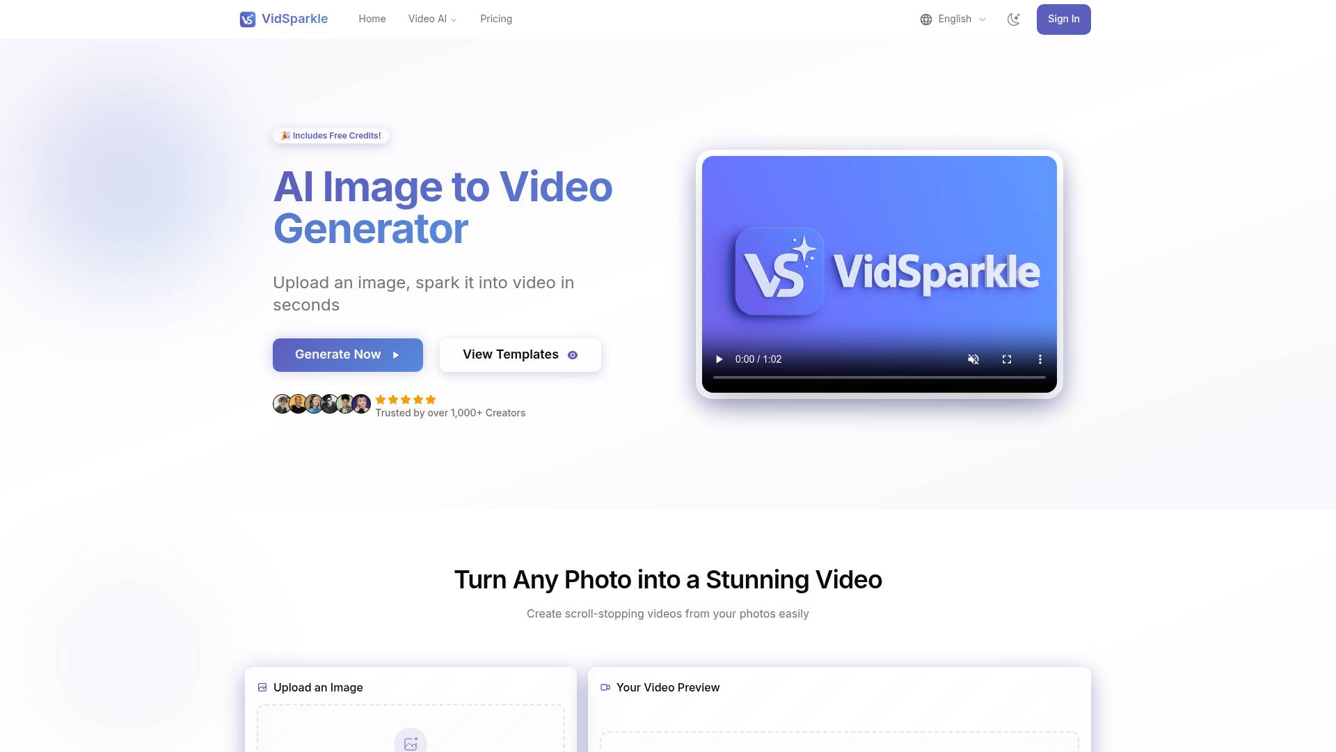 VidSparkle screenshot