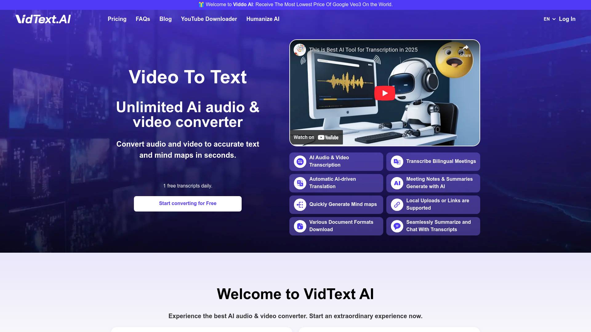 VidText AI screenshot
