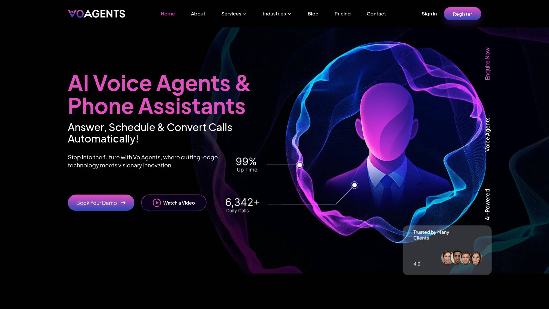 VoAgents screenshot