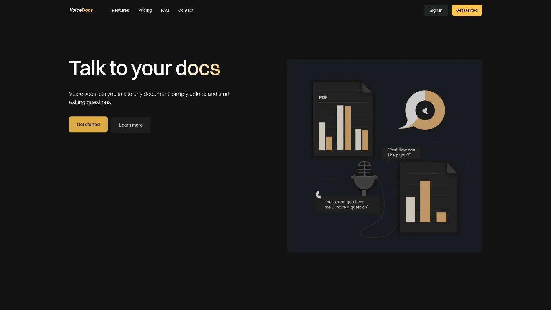 Voice Docs screenshot