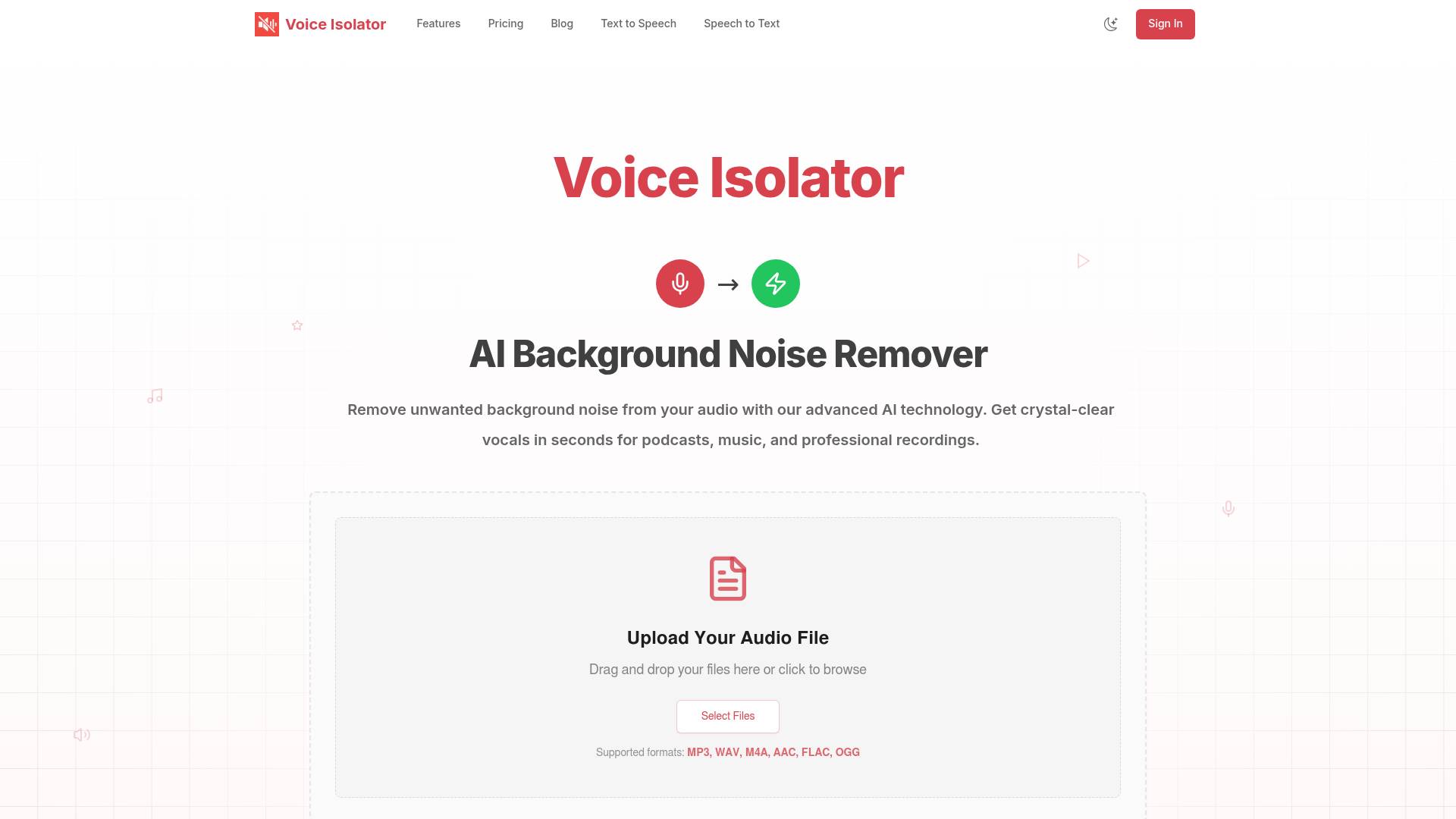 Voice Isolator screenshot