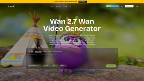 Wan2.7 AI screenshot