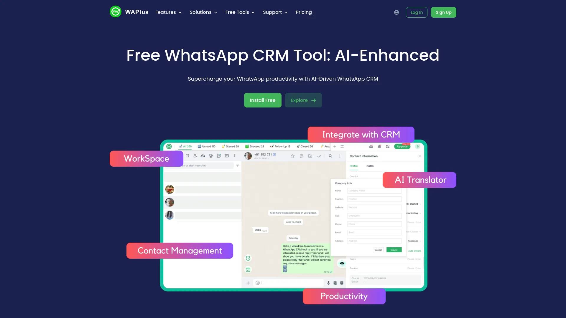 WAPlus - WhatsApp CRM