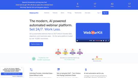 WebinarKit screenshot