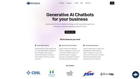 WebQnA screenshot