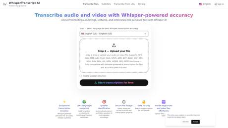 WhisperTranscript.ai screenshot