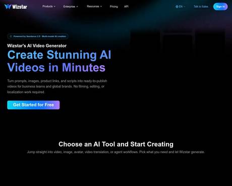Wizstar screenshot