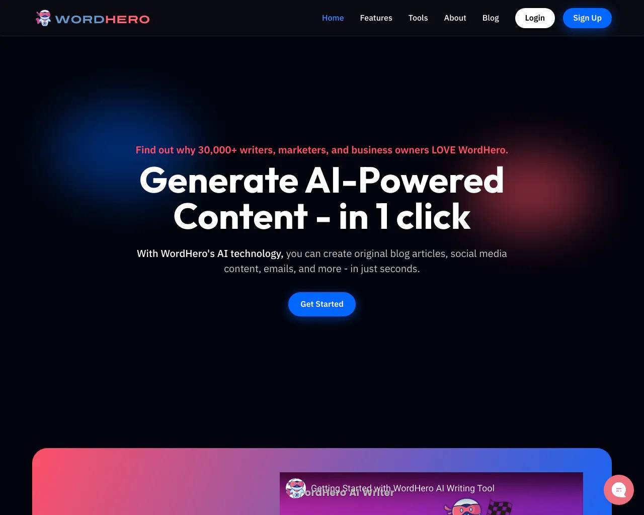 WordHero - Generate AI-Powered Content - In 1 Click. - Information ...