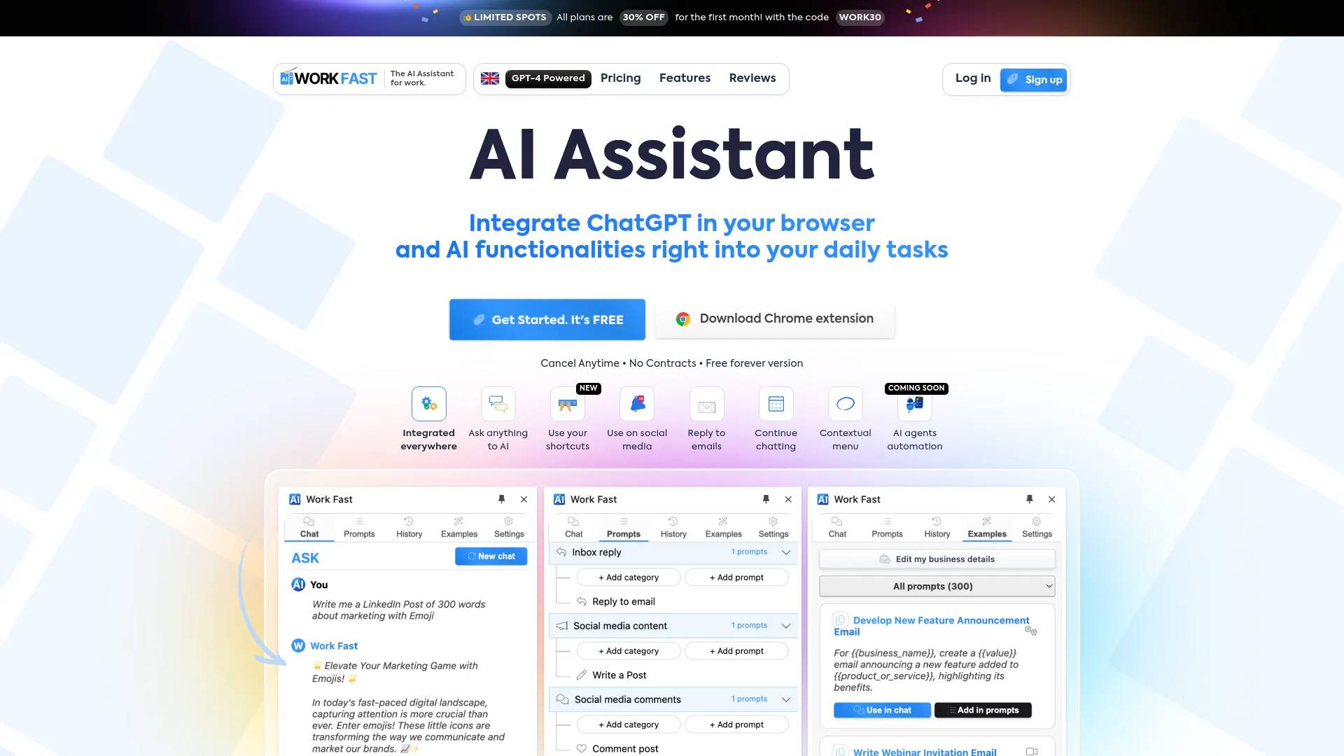 Work Fast screenshot