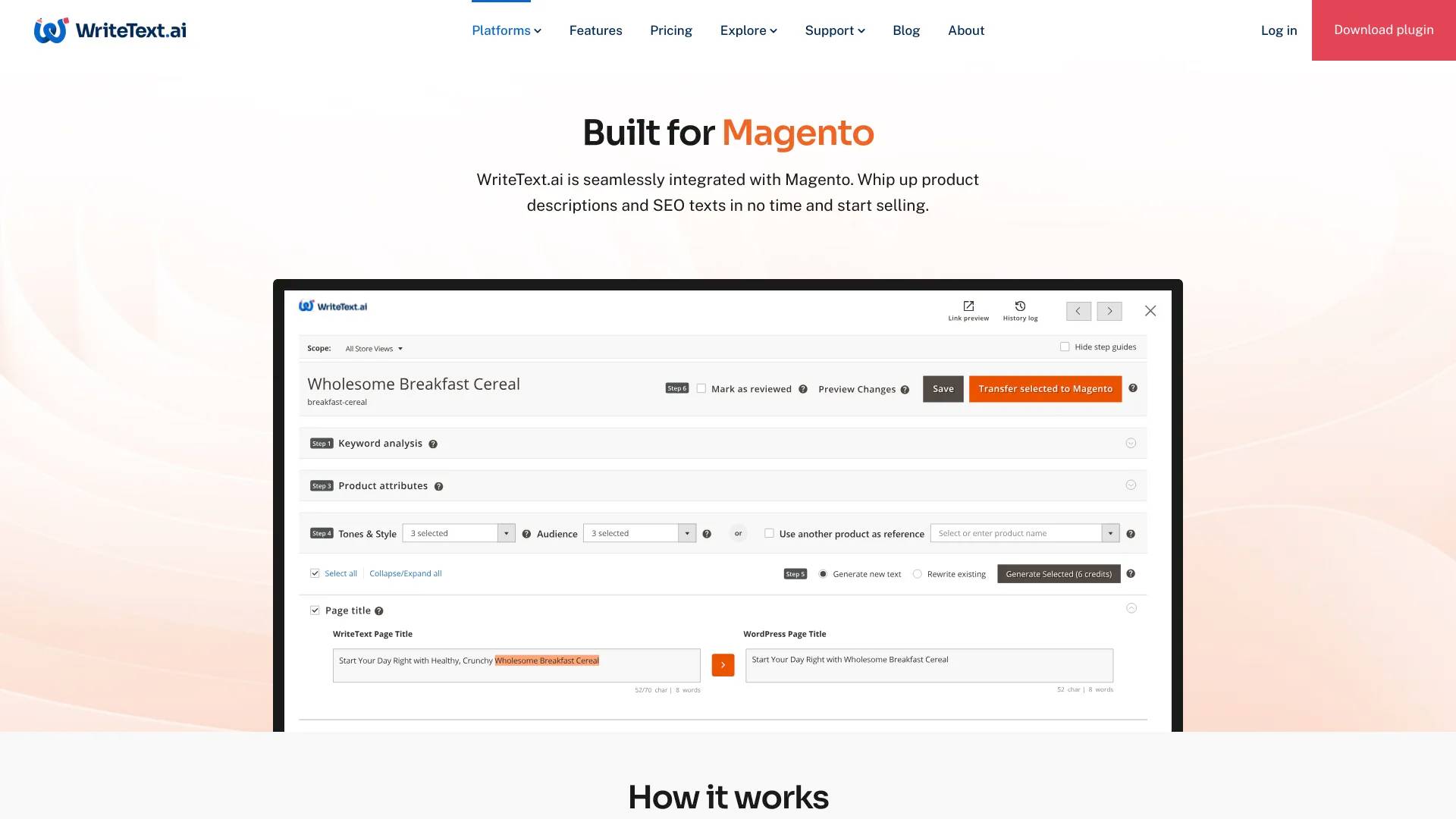 WriteText.ai for Magento