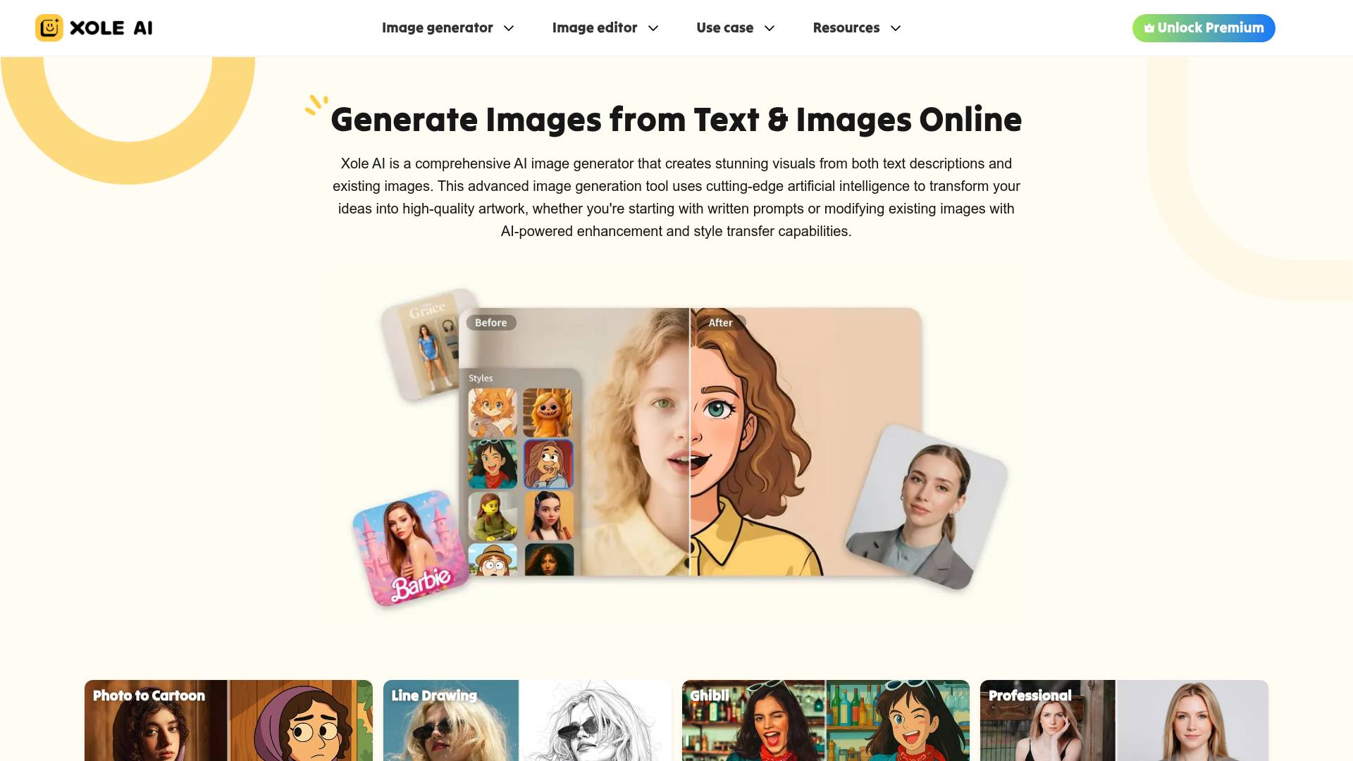 Xole AI Image Generator