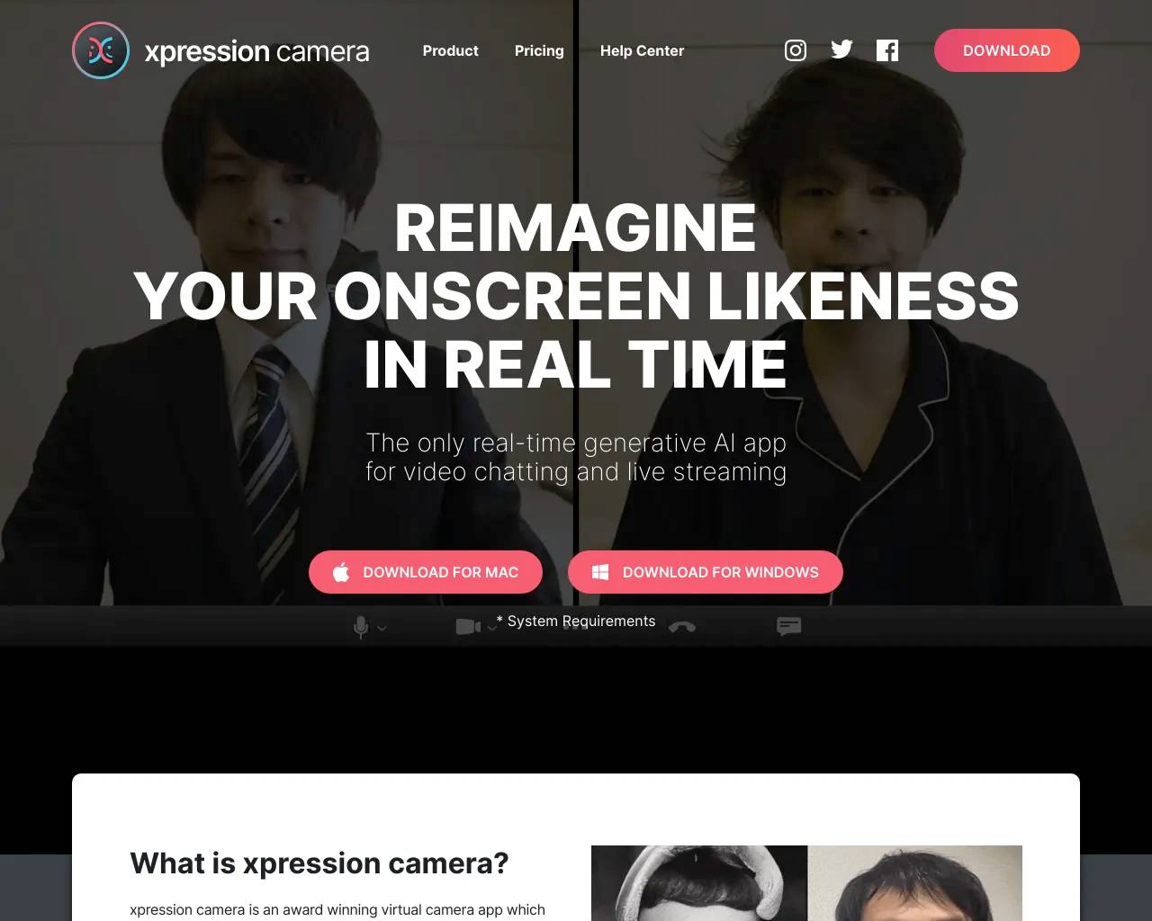 xpression camera 2 0